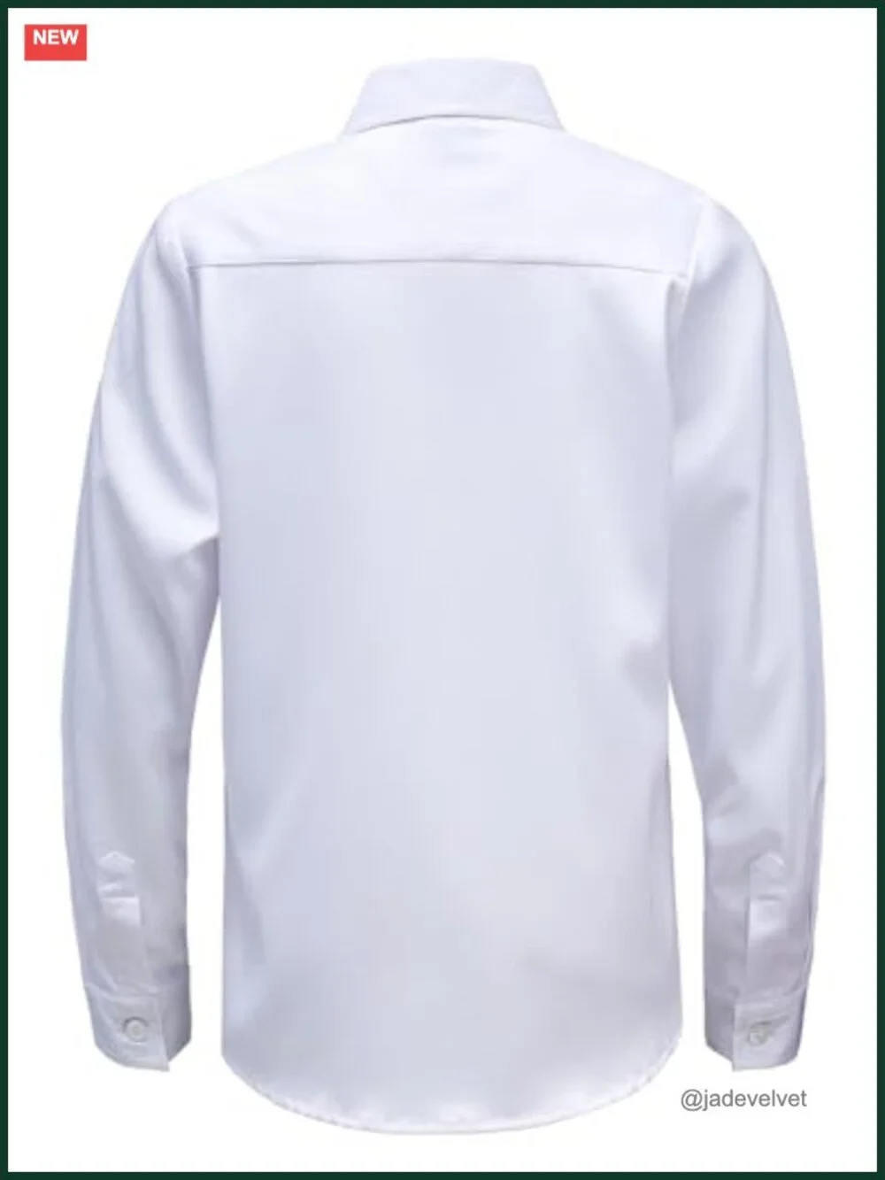 Boys Stretch Wrinkle Free Long Sleeve Button Down Dress Shirt Formal Wedding